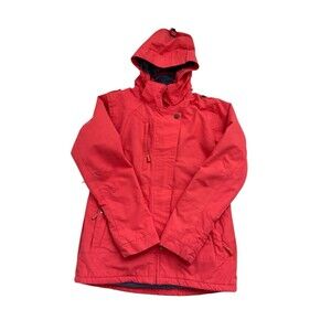 Morrow Women’s Ski/Snowboard Jacket L – Waterproof 8000mm – Coral Red